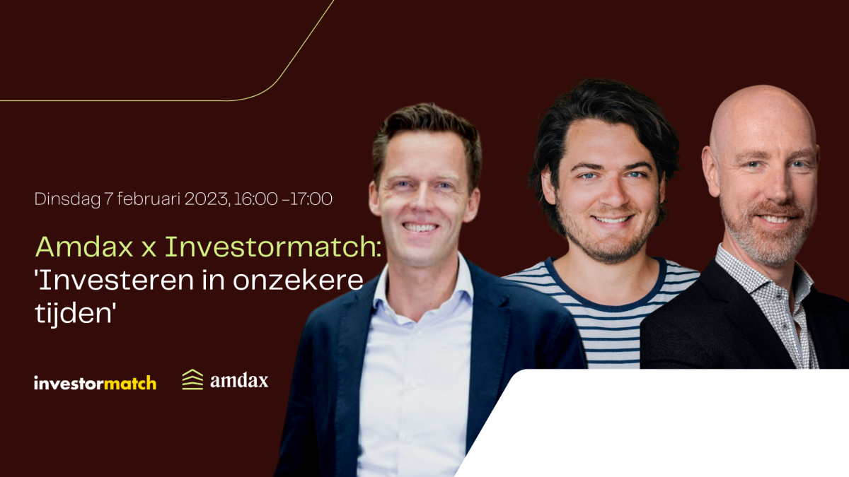Uitnodiging Investormatch x Amdax webinar